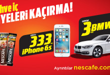 Nescafe 3’ü 1 Arada BMW 320i ED Çekilişi