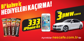 Nescafe 3?ü 1 Arada BMW 320i ED Çekilişi