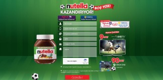 Nutella ile Samsung Curver SUHD TV kazanın
